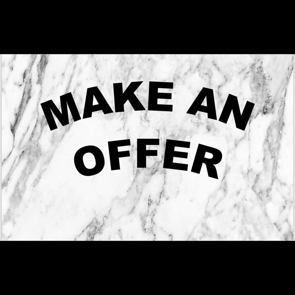 Feel free to make me an offer!